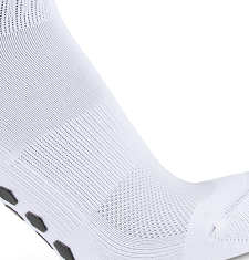 GripSocks - Crew Height - White