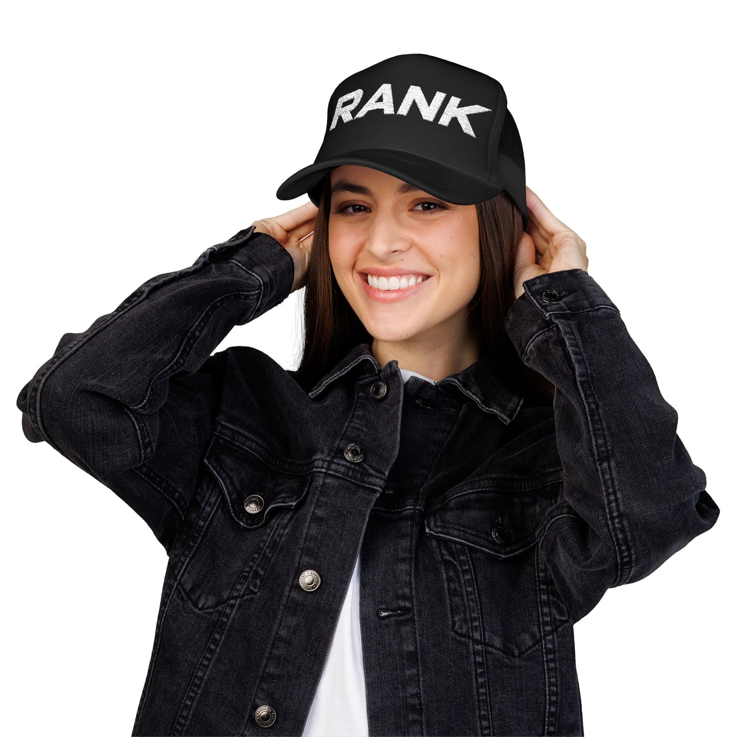 RANK Trucker Hat (Embroidery)