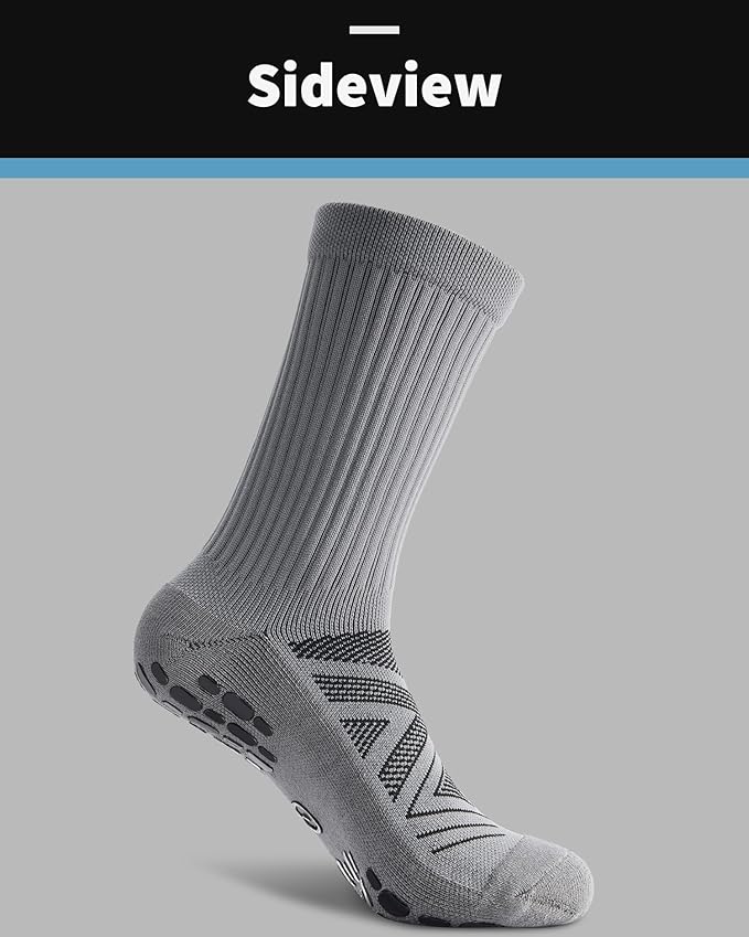 Grip Socks - 4 pack - Grey