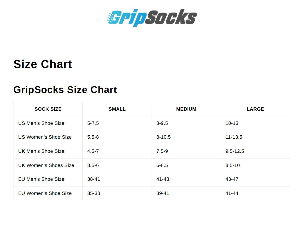 GripSocks - Crew Height - White