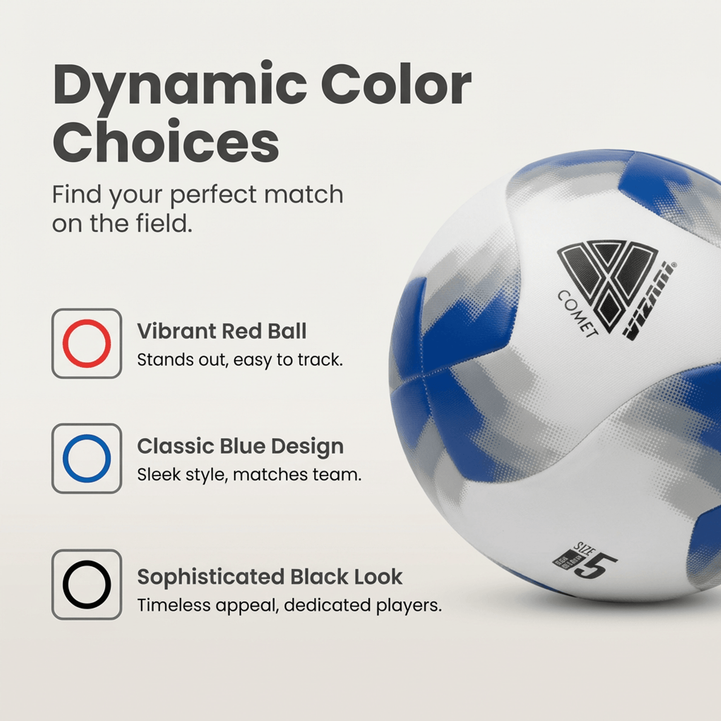 Comet Soccer Ball - Blue