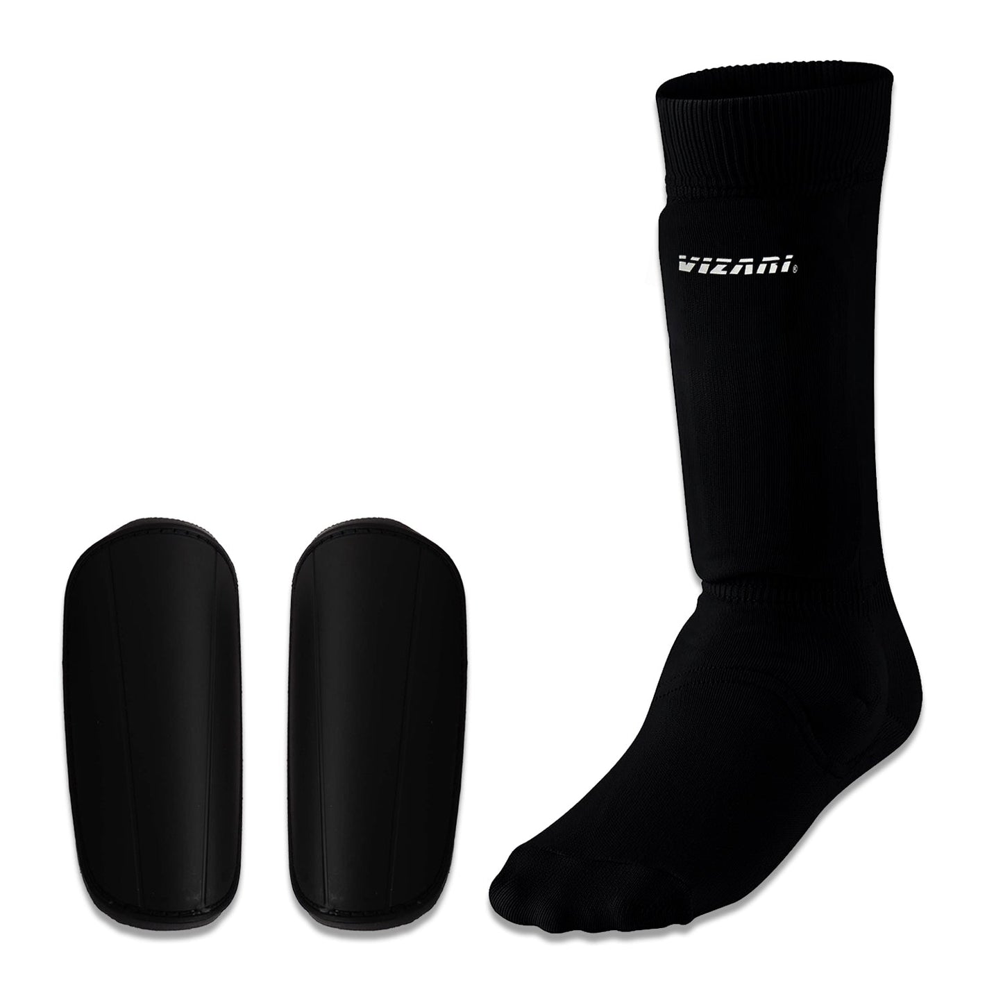 Shin-guard w/ Sock-Black