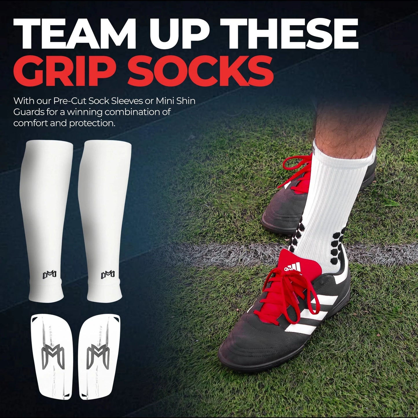 MEDICAPTAIN Grip Socks With Cushioned Ankle Protection
