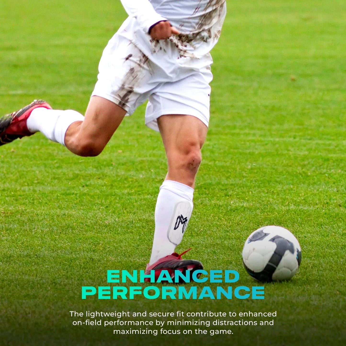 MEDICAPTAIN Mini Shin Pad Sleeves With Built In Shin Guards